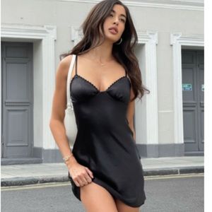 Princess Polly Roman Mini Dress Black